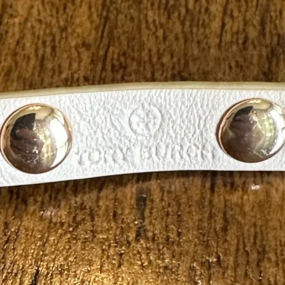 Tory BurchDouble-Wrap Logo Studded Bracelet, Light Oak/Rose Gold